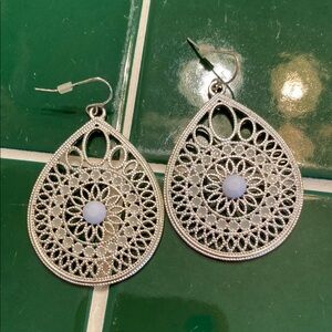 Elegant Silver Filigree Earrings